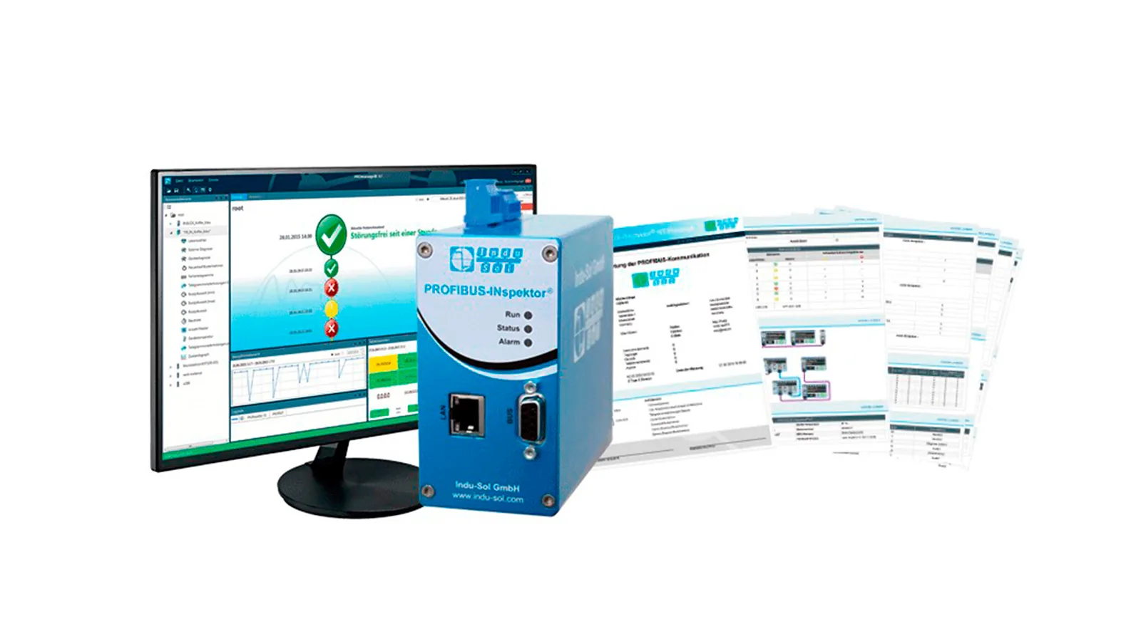 PROFIBUS-INspektor® NT para redes industriales Indu-Sol Chile
