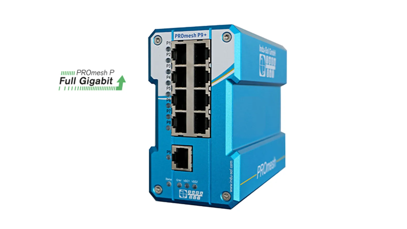 Switch Administrado PROmesh P9+ para redes industriales Indu-Sol Chile
